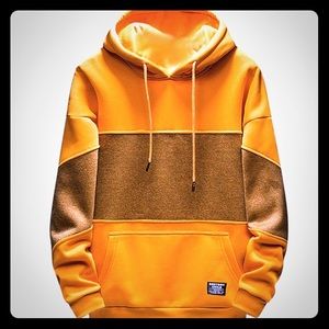 Men’s Yellow Hip hop Hoodie
